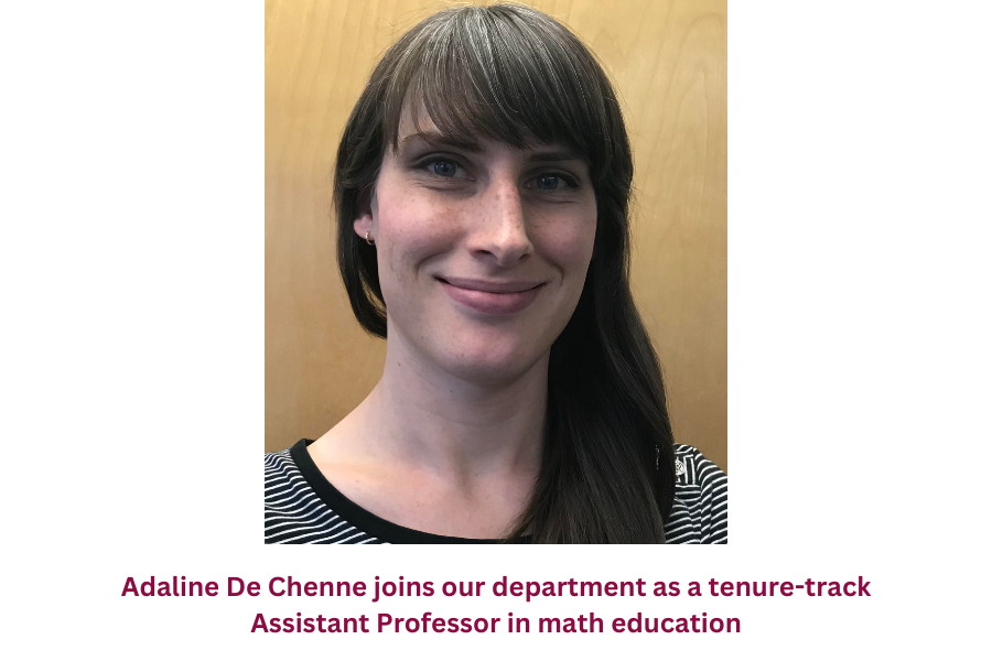 Adaline De Chenne has joined the department